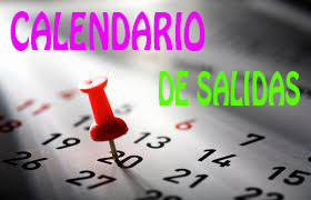 Calendario de Salidas para el a&ntilde;o 2014
